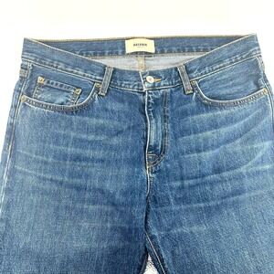 Baldwin Henley Corso Mens Jeans 34x32 Medium Blue Denim Straight Leg Classic Fit
